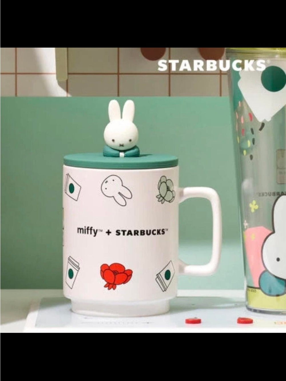 NIB Limited Edition Starbucks x Miffy Collectible Mug